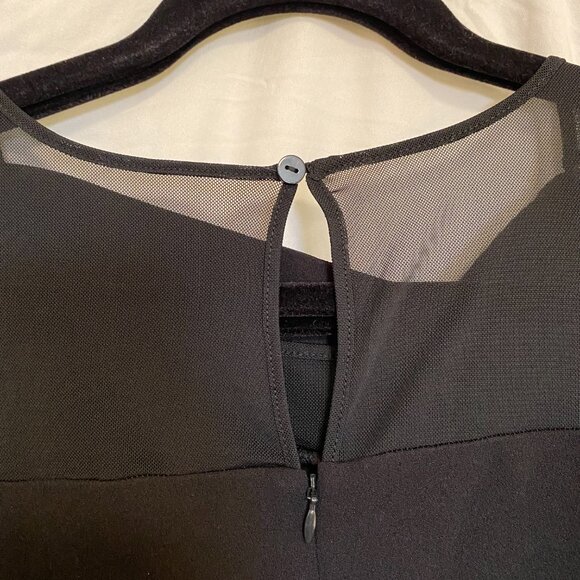 C Wonder by Christian Siriano Womens 1X (16W-18W) Runway Ruffle Dress Black NWOT - Picture 6 of 11